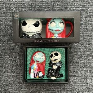 🍁FINAL SALE🍁Jack and Sally Salt & Pepper Shakers and Sugar & Creamer Sets